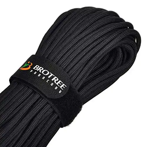 Reepschnur Brotree Paracord 4mm, 9 Stränge aus 100% Nylon