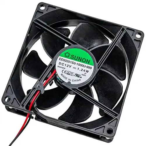 92mm Lüfter Sunon 12V DC 1,24W mit 67,1m³/h Luftdurchfluss