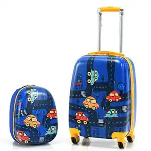 Kinderkoffer Set DREAMADE Jungen mit Rucksack 18″ und 12″
