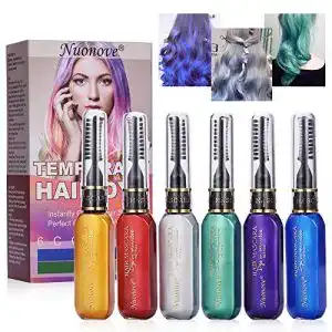 Haar-Mascara Nuonove Haarkreide – Temporäre Haarfarbe in 6 Farben