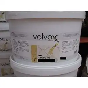Lehmfarbe Volvox Espressivo Mont Blanc Weiß für Wände und Decken