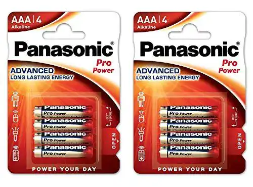 Panasonic Pro Power AAA Alkaline-Batterien im 8er Pack