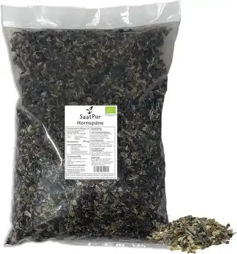 Hornspäne SaatPur Naturdünger 25 kg, 100% natürliche Nährstoffe