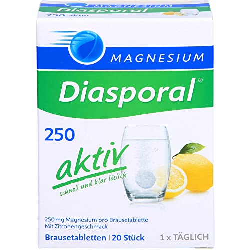 Magnesium Diasporal 250 aktiv Brausetabletten mit 250 mg Magnesium