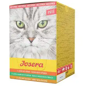 Getreidefreies Katzen-Nassfutter Josera Multipack Paté 6 x 85 g