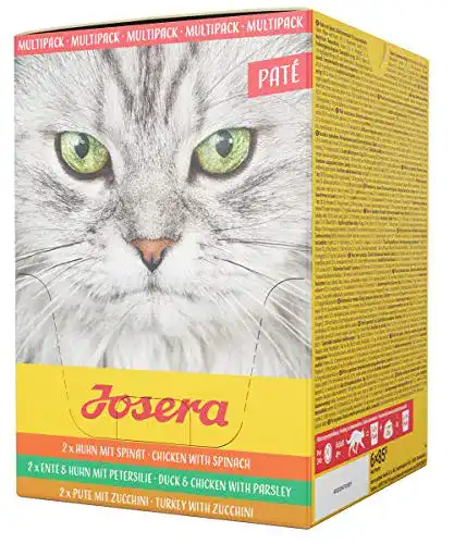 Getreidefreies Katzen-Nassfutter Josera Multipack Paté 6 x 85 g