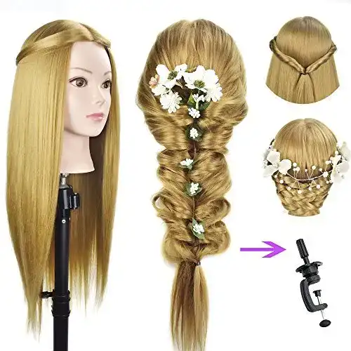Schminkpuppe Miaomanzi Trainingskopf für Friseure, 68,5 cm