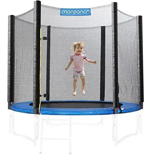 Trampolin Sicherheitsnetz von Monzana für Durchmesser 183-427 cm