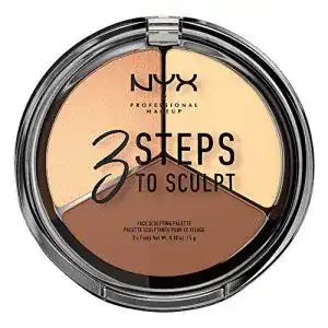 Contouring-Palette Nyx Professional Makeup 3 Steps to Sculpt Face