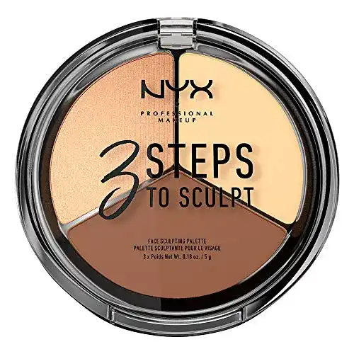 Contouring-Palette Nyx Professional Makeup 3 Steps to Sculpt Face