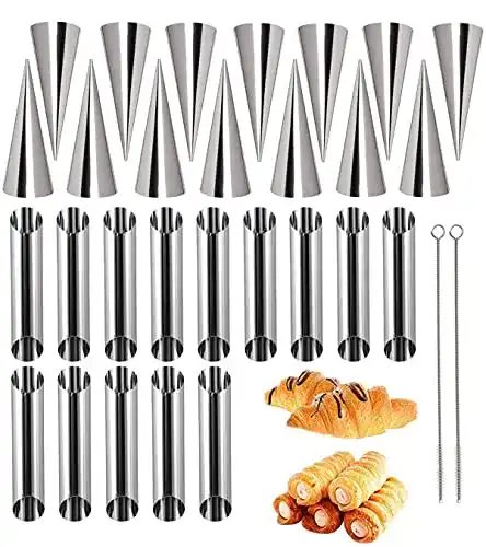 Schillerlockenformen AMZMUKAUP 28-teiliges Backform Set
