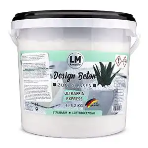 Knetbeton LM-Kreativ Ultrafein Express 5,2 kg für kreative Betonarbeiten