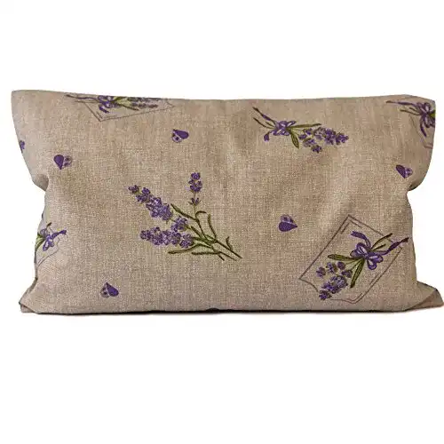 Lavendelkissen Giraffenland 30×20 cm mit Bio-Inlett und Lavendelblüten