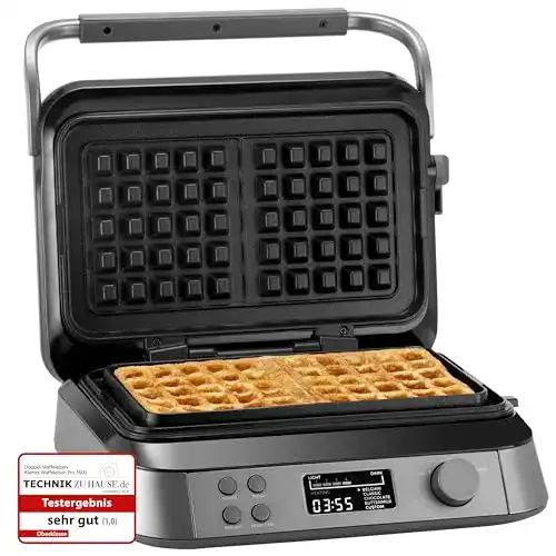 Belgisches Waffeleisen von Klamer, 1600W, doppelt