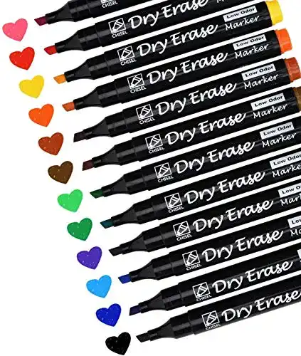 Fenstermalstifte DealKits 12 Farben für Whiteboard und Fenster