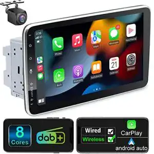 Doppel-DIN Autoradio LEROAADZ mit 10.1 Zoll Bildschirm und Navigation