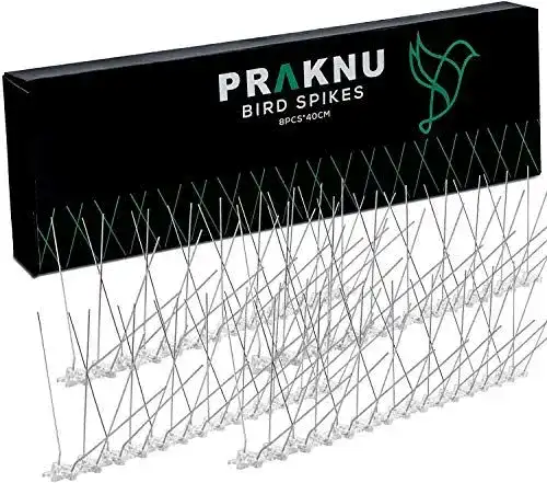 Taubenabwehr Spikes aus Edelstahl, 4-reihig, 3,2 Meter