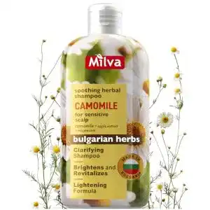 Kamille Shampoo von Milva – Beruhigendes Haarpflegeprodukt für empfindliche Kopfhaut