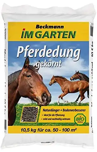 Pferdedung Beckmann Biodünger aus Pferdemist für den Garten