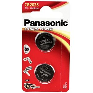 Panasonic CR2025 Lithium Knopfzelle 3V, 2er Pack