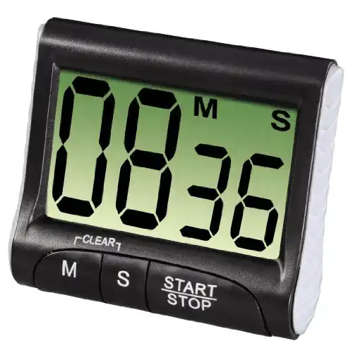 Kurzzeitwecker Xavax Digitaler Küchentimer mit Timer- und Stopp-Funktion