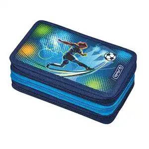 Herlitz 50008544 Triple-Decker-Etui mit 31 Teilen und Buntstiften