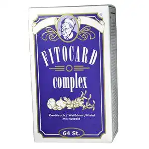 Knoblauch-Mistel-Weißdorn-Kapseln Herbagarten Fitocard 64 Kapseln