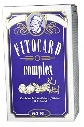 Knoblauch-Mistel-Weißdorn-Kapseln Herbagarten Fitocard 64 Kapseln