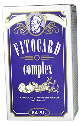 Knoblauch-Mistel-Weißdorn-Kapseln Herbagarten Fitocard 64 Kapseln