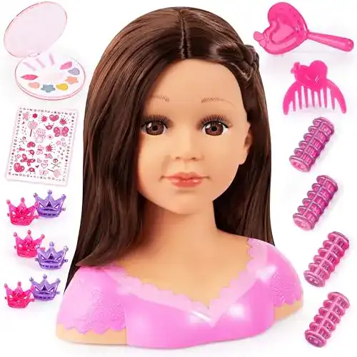 Schminkpuppe von Bayer Design, Charlene Super Model, 90088AK