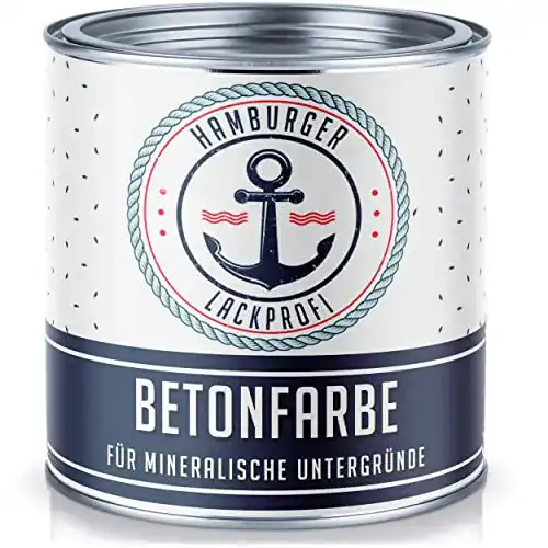 Betonfarbe Anthrazit von Hamburger Lack-Profi in Seidenmatt
