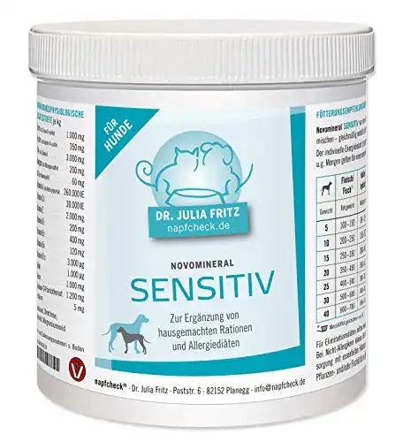 Hunde Vitamine napfcheck Novomineral Sensitiv für Mineralien