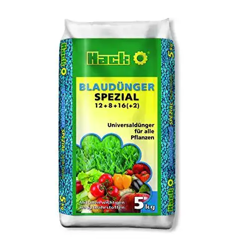 Blaukorn NPK Dünger 12+8+16 (+2) 5 kg für Pflanzenpflege
