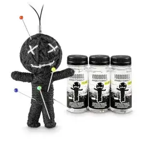 Voodoo-Puppe Scherzboutique 3er-Pack in Dose