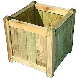 Blumenkasten aus Holz Blinky 9613610 – Rechteckiger Blumenkübel