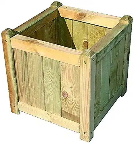 Blumenkasten aus Holz Blinky 9613610 – Rechteckiger Blumenkübel