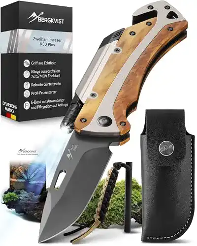 Titanmesser Bergkvist K30 Plus 5-in-1 Klappmesser für Outdoor