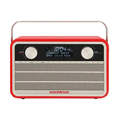 Kofferradio Nordmende Transita 120 tragbares DAB Radio mit Akku und Wecker