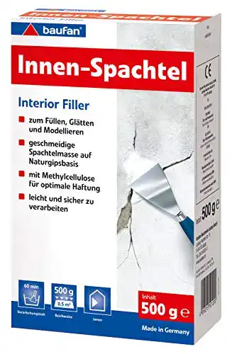 Wandspachtel Baufan Innen Spachtel auf Naturgipsbasis 500 g