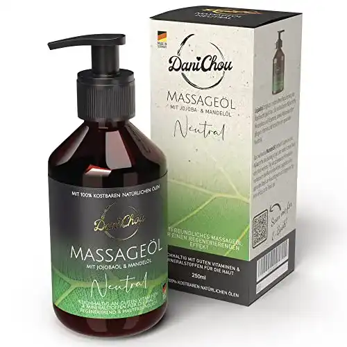 Damm-Massageöl Danichou Neutral 250ml – Parfümfrei für empfindliche Haut