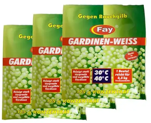 Fay Gardinenwaschmittel Weißkonzentrat 20 x 125g