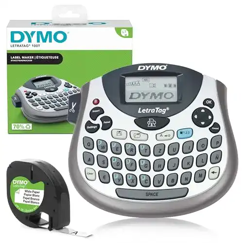 Dymo Etikettendrucker LetraTag LT-100T für Büros und Zuhause