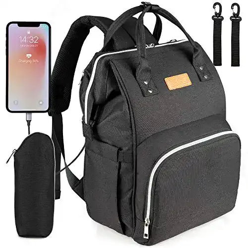 Wickelrucksack NEVEQ Baby, Babytasche für Reise, Wickeltasche