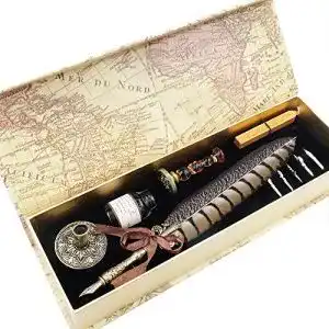 Kalligraphie-Set GC Quill mit Stiften und Tinte