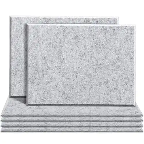 Akustikplatten ybaymy 12 Stück 40 x 30 cm für Schallabsorption