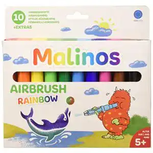 Pustestifte Malinos 300914 Airbrush Rainbow im 10er Set