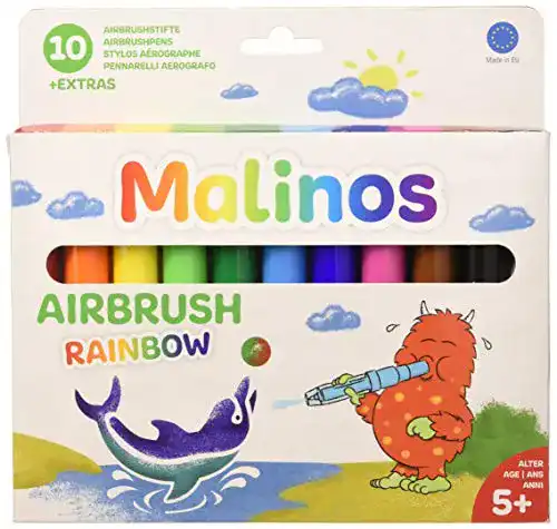 Pustestifte Malinos 300914 Airbrush Rainbow im 10er Set
