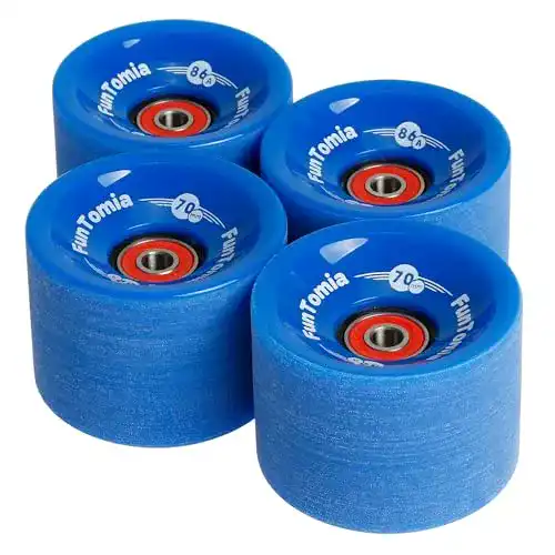 FunTomia Longboard-Rollen 4 Stück für Skateboard und Longboard