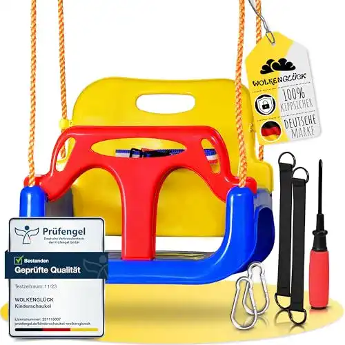 Babyschaukel Outdoor WOLKENGLÜCK 3 in 1 für drinnen und draußen
