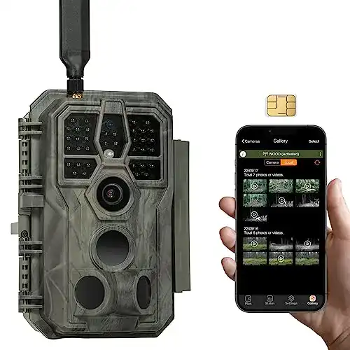 Wildkamera GardePro X50 4G LTE mit SIM-Karte und App, 32MP